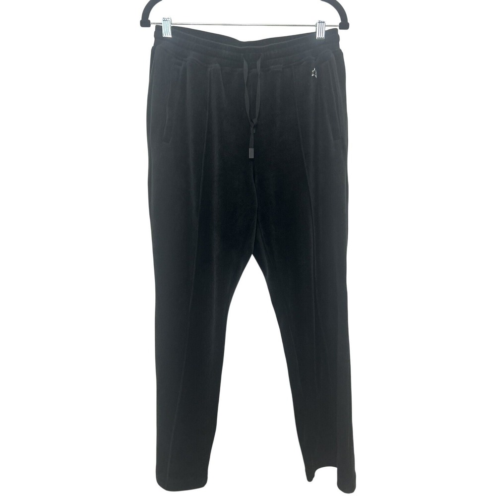 Perfect Moment Velvet Joggers Mens Medium Black Velour Luxury Athleisure